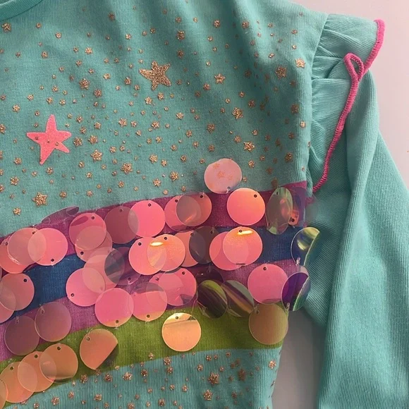 Billieblush rainbow 🌈 star 🌟 shirt - Picture 4 of 4